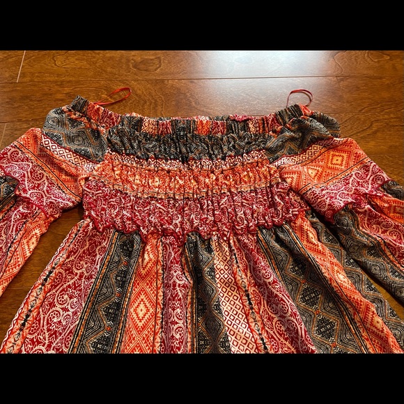 Off the shoulder boho top - Picture 2 of 3